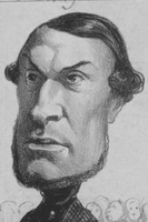 Achille Fould, caricature de Daumier