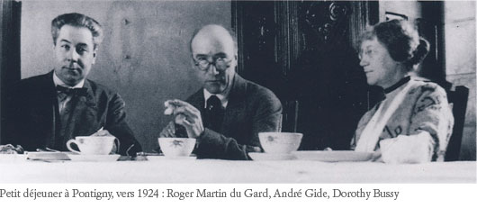 Roger Martin du Gard, André Gide, dorothy Bussy