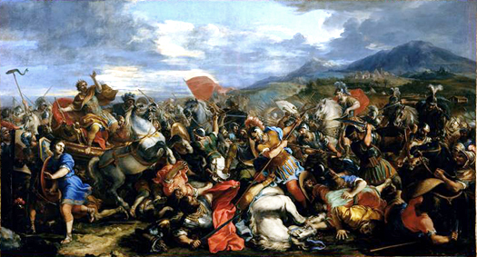 Jacques Courtois, Alexandre le grand vainqueur de Darius à la bataille d'Arbelles, Château de Versailles