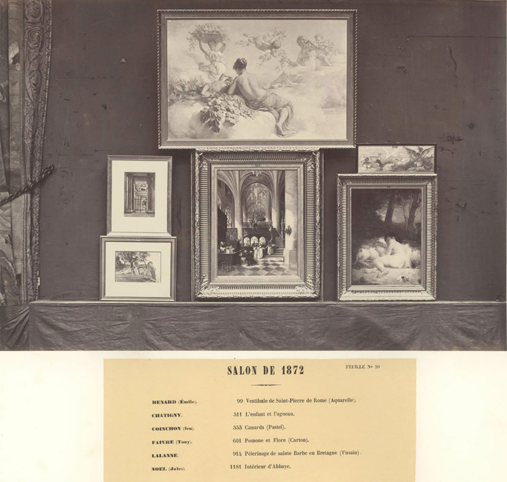 Tony Faivre, Pomone et Flore, Salon 1872
