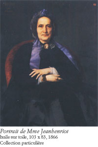 Jules Machard, portrait de madame Jeanhenriot, 1866