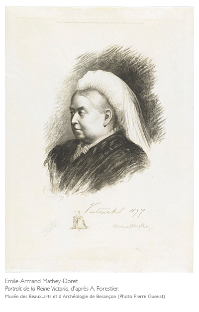 Armand Mathey-Doret, portrait de la reine Victoria