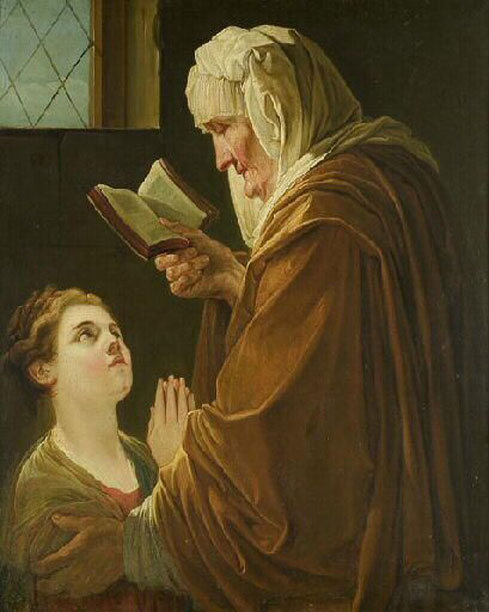 François Devosges, sainte Anne et la vierge, musée des beaux-arts de Dijon