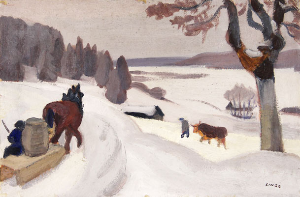 Jules-Émile Zingg, Neige près du Russey