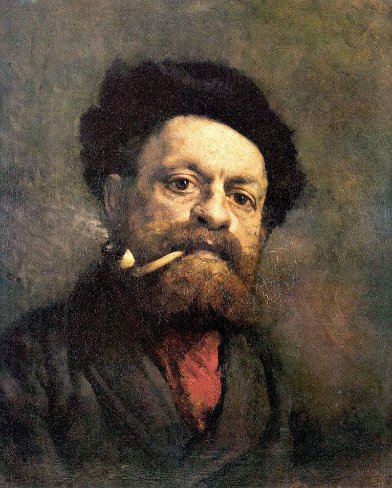 Gustave Courbet, Homme à la pipe