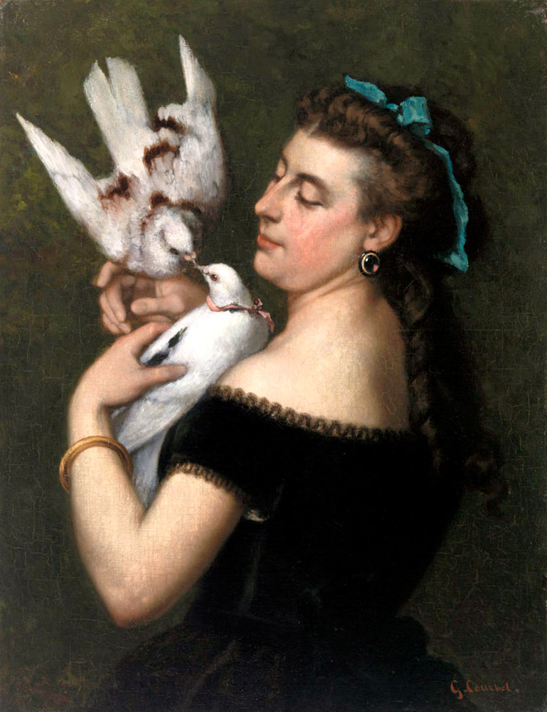Gustave Courbet, La Femme aux pigeons
