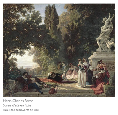 Henri-Charles Baron, Soirée d'été en Italie, Palais des beaux-arts de Lille