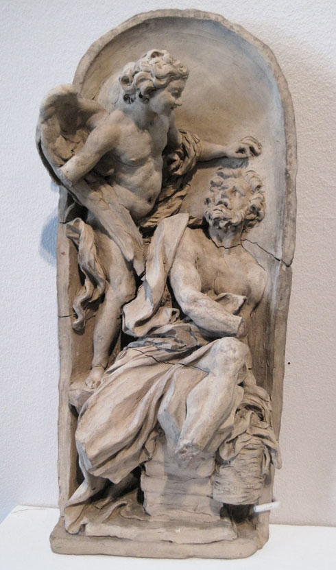 Luc Breton, Habacuc et l'ange, musée des beaux-arts de Besançon
