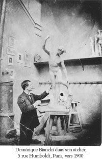 Simon Bussy, Dominique Bianchi, atelier, 1900