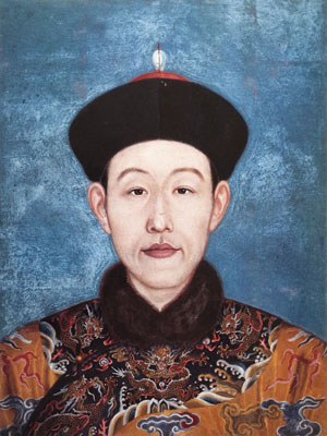 Giuseppe Castiglione, Portrait de l'empereur Qianlong