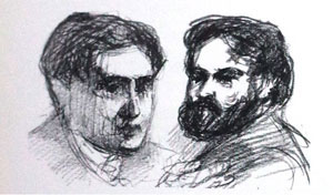 Jean Challié, Francis Picabia et Jean Challié