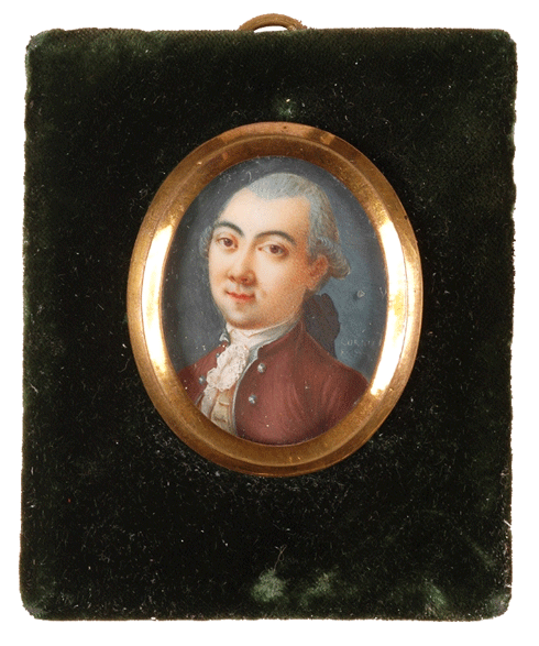 Jean-Alexis Cornu, portrait, miniature