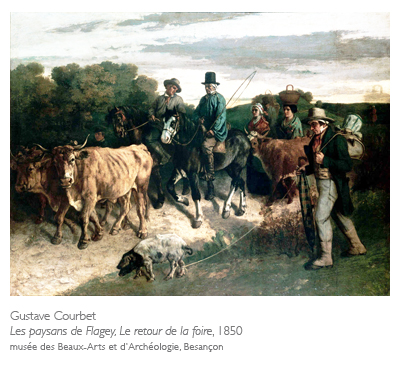 De Artibus Sequanis, Gustave Courbet, les paysans de Flagey revenant de la foire