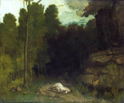 De Artibus Sequanis, Gustave courbet, Paysage au cheval mort