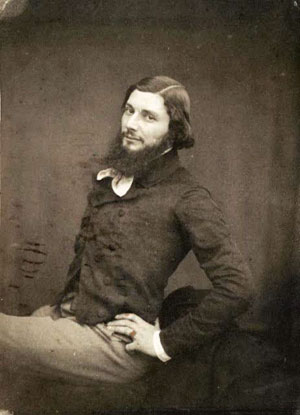 Victor LAISNE Portrait du peintre Gustave Courbet à l'age de 34 ans 1853