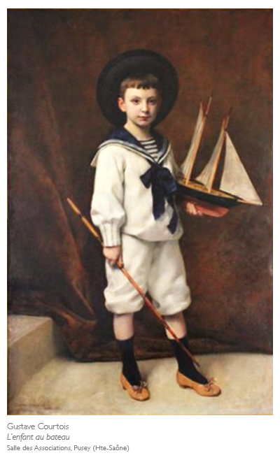 Gustave Courtois, l'enfant au bateau