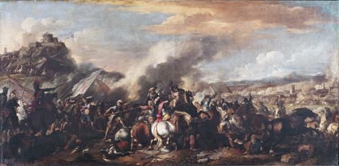 Jacques Courtois, Combat devant une forteresse