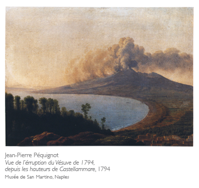 Jean-Pierre Péquignot, Vue de l'éruption du Vésuve de 1794, depuis les hauteurs de Castellammare