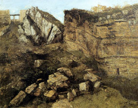 De Artibus Sequanis, Gustave Courbet, La Roche pourrie