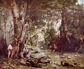 De Artibus Sequanis, Gustave Courbet, La Remise des chevreuils