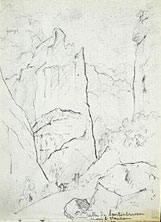 De Artibus Sequanis, Gustave Courbet, Défilé rocheux dans la vallé de Lauterbrunn, Suisse