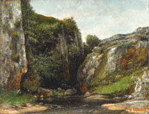 De Artibus Sequanis, Gustave Courbet, L’Entrée d’un gave
