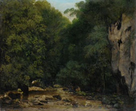 De Artibus Sequanis, Gustave Courbet, Le ruisseau de Plaisir-Fontaine dans la vallée du Puits-Noir