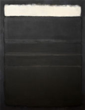De Artibus Sequanis, Mark Rothko,White, Blacks and Grays on Maroon