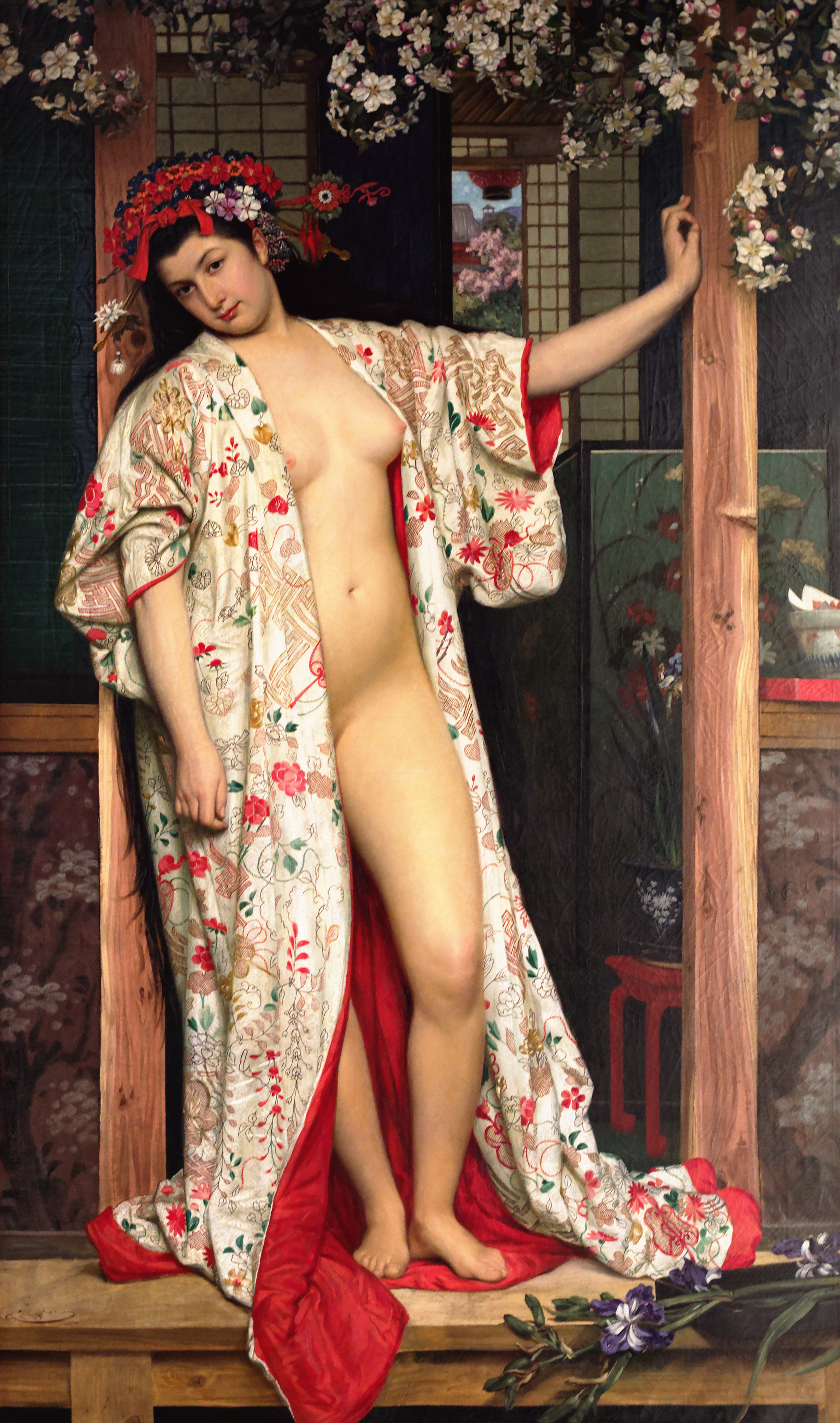 James Tissot, La Japonaise au bain (1864)