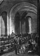 Auguste Lançon, Les prisonniers fédérés à Versailles dans l’Orangerie.
